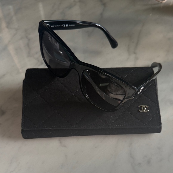 CHANEL Accessories - CHANEL CH5380 square women’s Black Sunglasses